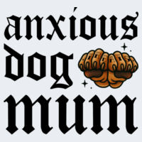 Anxious Dog Mum - GD95 Heavy Cotton™ Ladies' T-Shirt Design