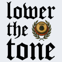 Lower The Tone - GD11 Softstyle® Adult Long Sleeve T-Shirt Design