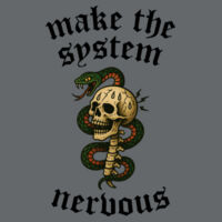Make The System Nervous - GD05 Heavy Cotton™ Adult T-Shirt Design