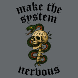 Make The System Nervous - GD05 Heavy Cotton™ Adult T-Shirt Design