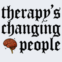 Therapy's Changing People - GD95 Heavy Cotton™ Ladies' T-Shirt Design