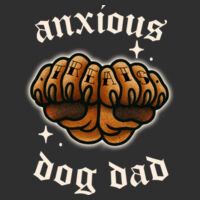 Anxious Dog Dad - W201 Premium Cotton Tote Design