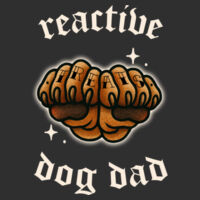 Reactive Dog Dad - W201 Premium Cotton Tote Design