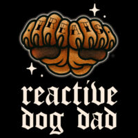 Reactive Dog Dad - GD11 Softstyle® Adult Long Sleeve T-Shirt Design