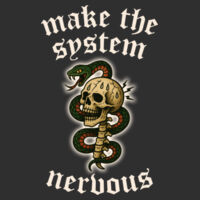 Make The System Nervous - W201 Premium Cotton Tote Design