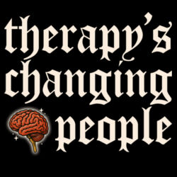 Therapy's Changing People - GD11 Softstyle® Adult Long Sleeve T-Shirt Design