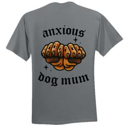 Anxious Dog Mum - GD05 Heavy Cotton™ Adult T-Shirt Thumbnail