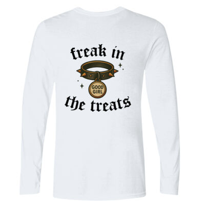 Freak In The Treats (Good Girl) - GD11 Softstyle® Adult Long Sleeve T-Shirt Thumbnail