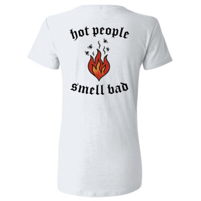 Hot People Smell Bad - GD95 Heavy Cotton™ Ladies' T-Shirt Thumbnail