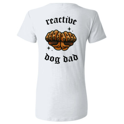 Reactive Dog Dad - GD95 Heavy Cotton™ Ladies' T-Shirt Thumbnail
