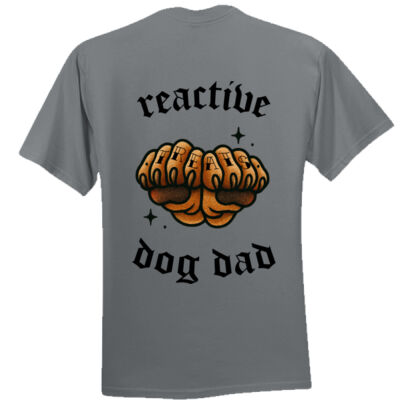 Reactive Dog Dad - GD05 Heavy Cotton™ Adult T-Shirt Thumbnail