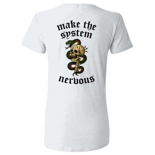 Make The System Nervous - GD95 Heavy Cotton™ Ladies' T-Shirt Thumbnail