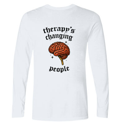 Therapy's Changing People - GD11 Softstyle® Adult Long Sleeve T-Shirt Thumbnail