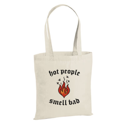 Hot People Smell Bad - W201 Premium Cotton Tote Thumbnail