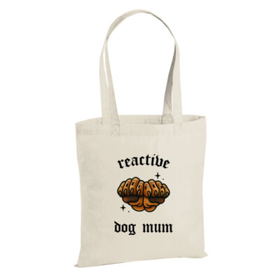 Reactive Dog Mum - W201 Premium Cotton Tote Thumbnail