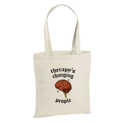 Therapy's Changing People - W201 Premium Cotton Tote Thumbnail