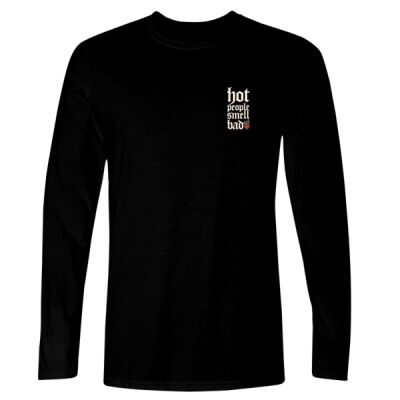 Hot People Smell Bad - GD11 Softstyle® Adult Long Sleeve T-Shirt Thumbnail