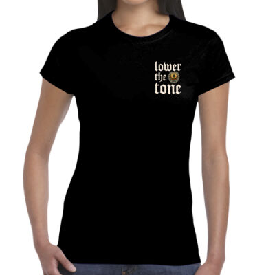 Lower The Tone - GD95 Heavy Cotton™ Ladies' T-Shirt Thumbnail