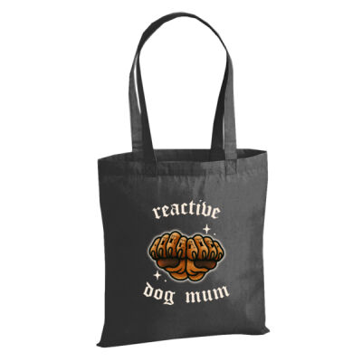Reactive Dog Mum - W201 Premium Cotton Tote Thumbnail