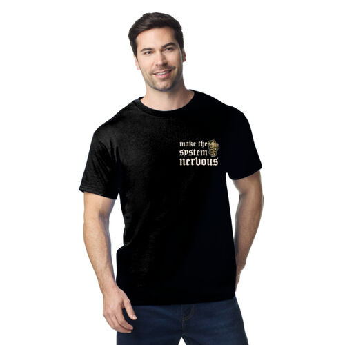 Make The System Nervous - GD05 Heavy Cotton™ Adult T-Shirt Thumbnail