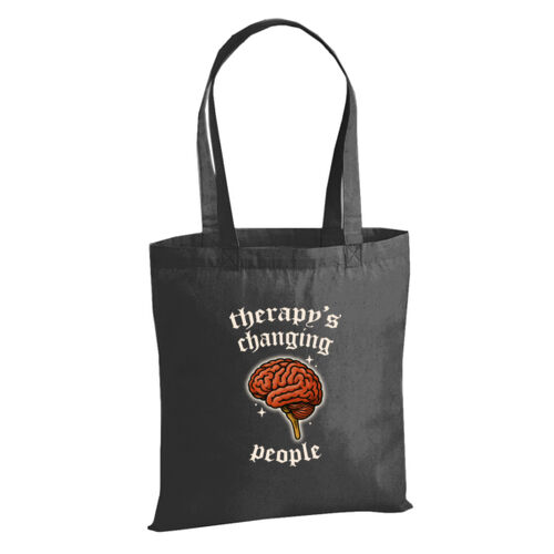 Therapy's Changing People - W201 Premium Cotton Tote Thumbnail